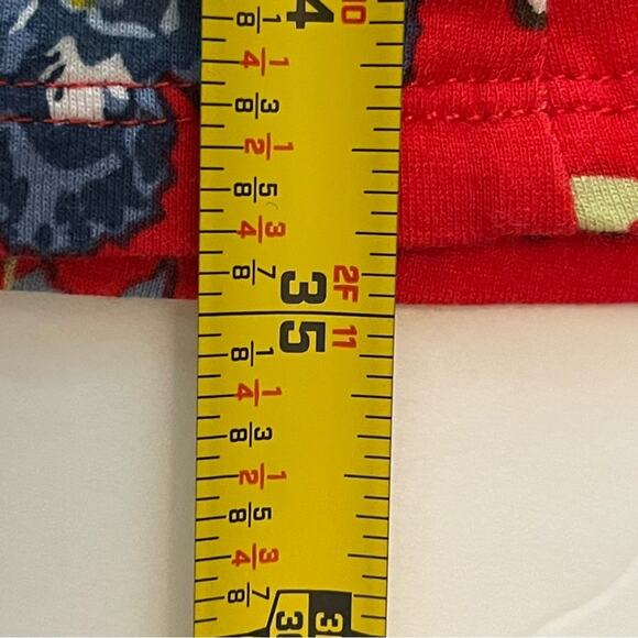 LOFT Red Floral Print Casual Vacation Cruise Shift Dress NWOT Size SP - Picture 13 of 13